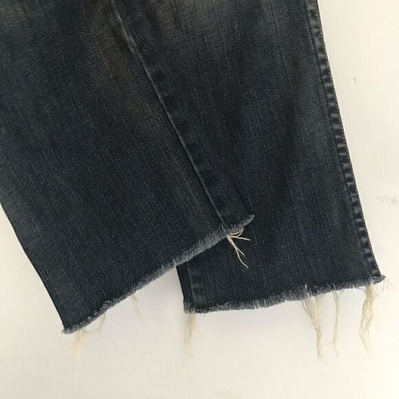 7 for all mankind straight raw leg hem rainbow - Picture 4 of 7